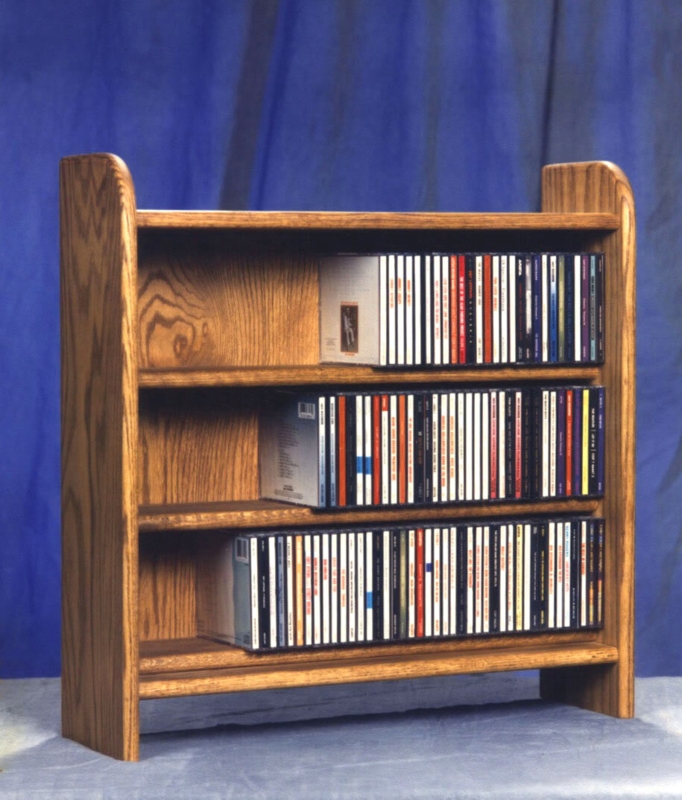 Solid Wood 24.25'' H Wall Mounted Media Storage