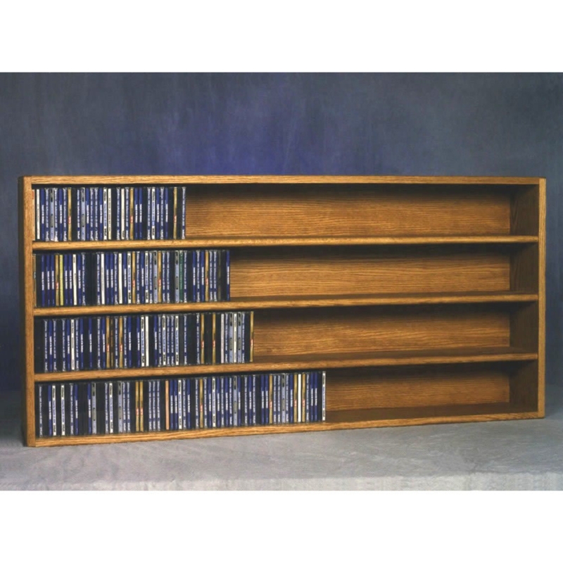 Solid Wood 24.75'' H Wall Mounted Media Storage