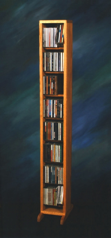 Solid Wood 52'' H Wall Mounted Media Storage