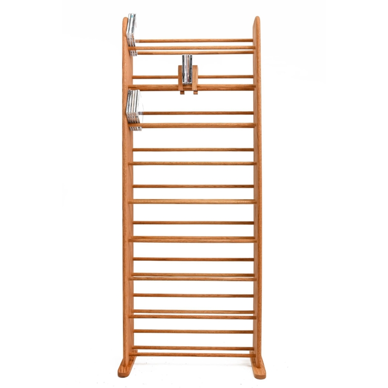 Solid Wood 61.5'' H Dowel Rack