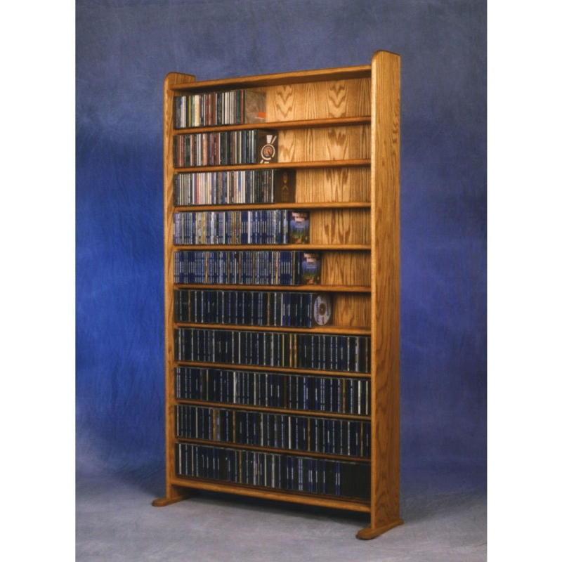 Solid Wood 65.5'' H Wall Mounted Media Storage