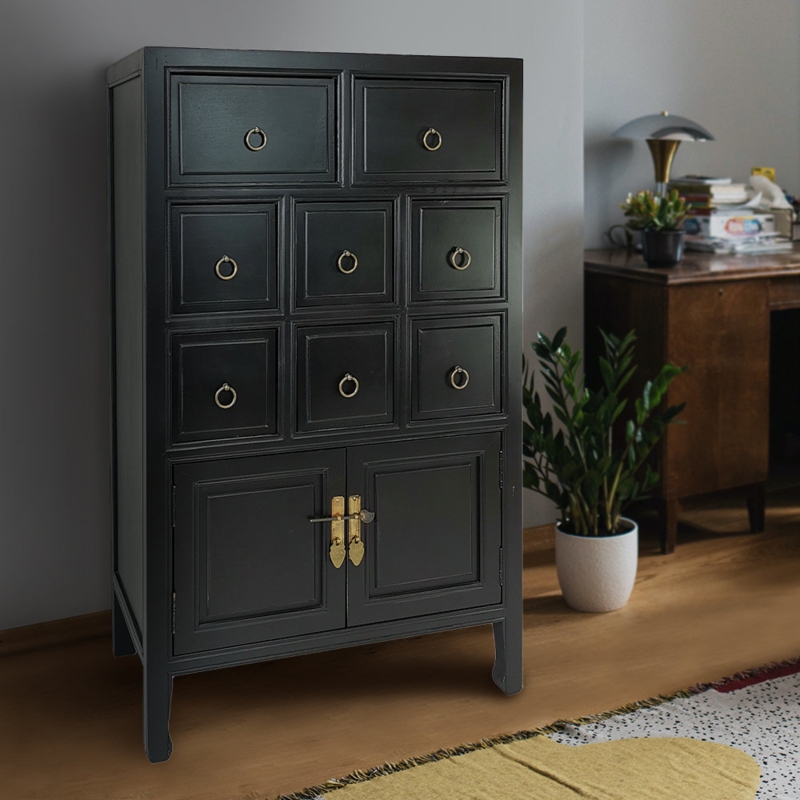 Solid Wood Accent Cabinet