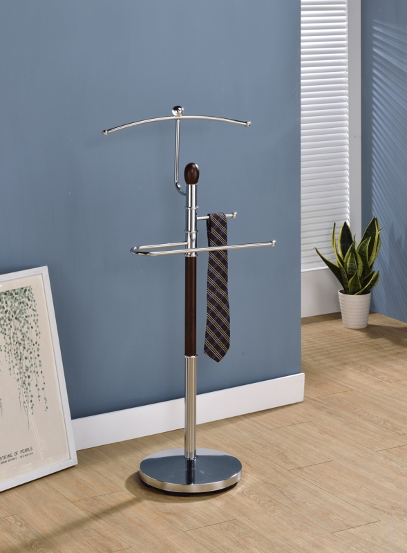 Solid Wood Freestanding Valet Stand