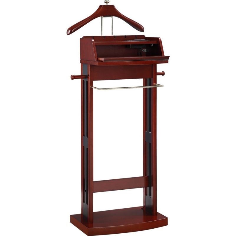 Solid Wood Freestanding Valet Stand