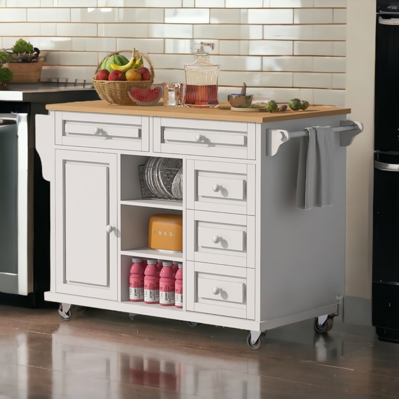 Solid Wood Kitchen Island