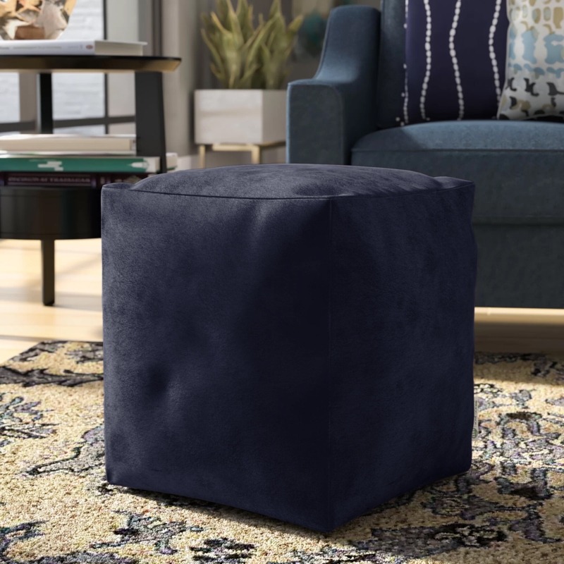 Sosebee Velvet Pouf