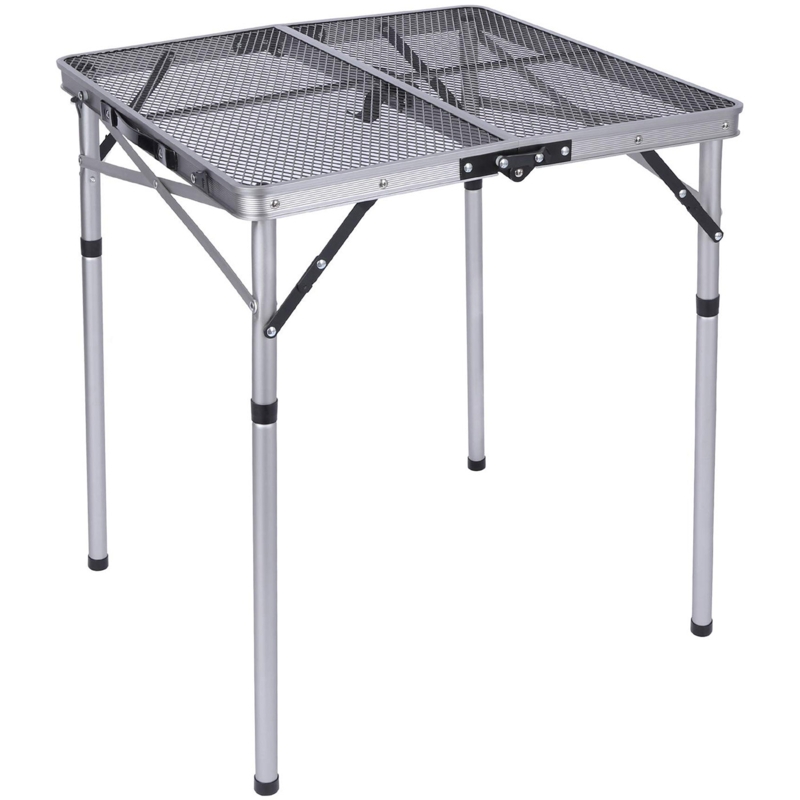 Square Adjustable Folding Table