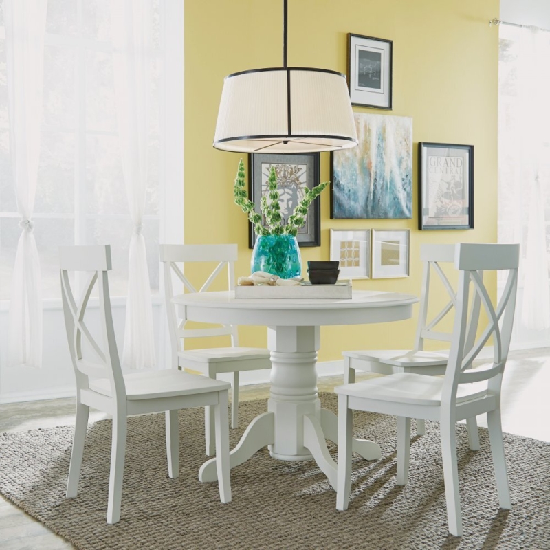 Standridge Round Solid Wood Dining Table