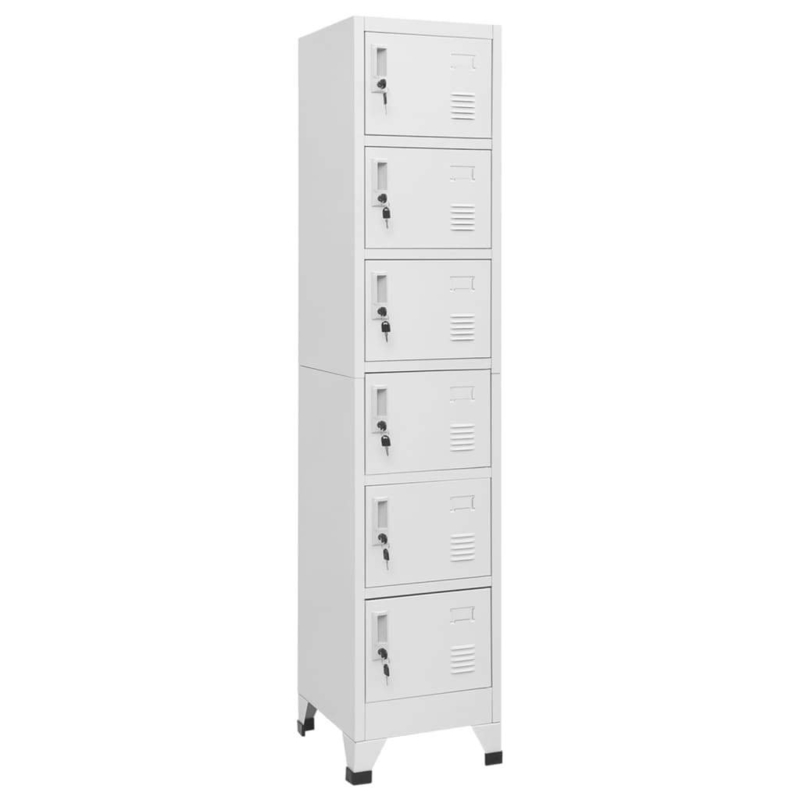 Steel 6 Or More - Tier 15'' Commercial Locker with Key