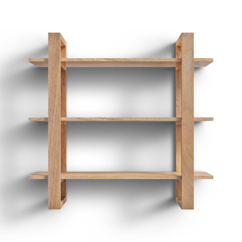 Sufjan Mango Solid Wood Tiered Shelf