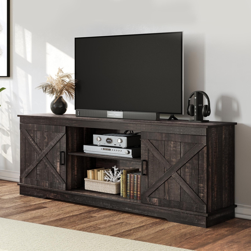 Surles Farm House Cabinet TV Stand for TVs up to 65"