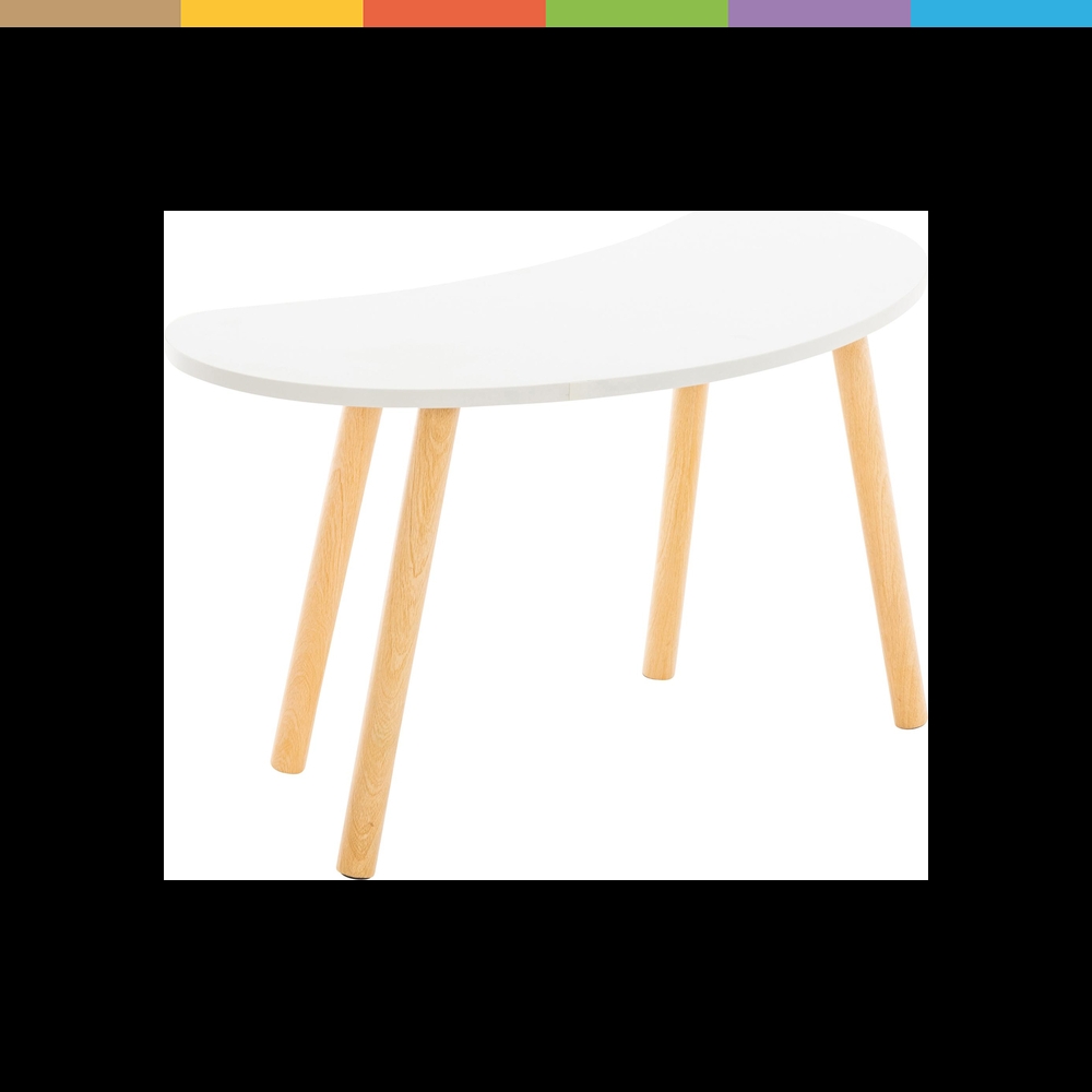 Swisshandel24, Couchtisch + Beistelltisch, Couchtisch Asta, weiss