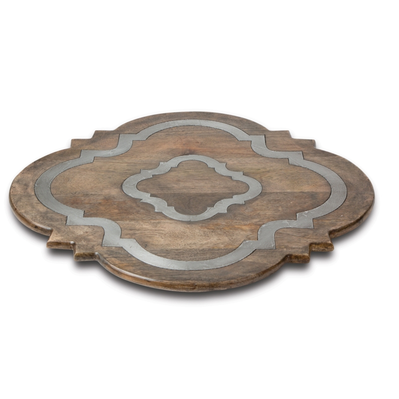 The GG Collection GG Wood Lazy Susan