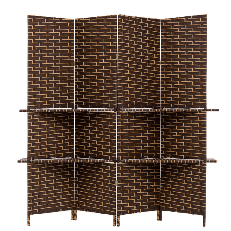 Thianna 70'' W x 70.5'' H 4 - Panel Folding Room Divider