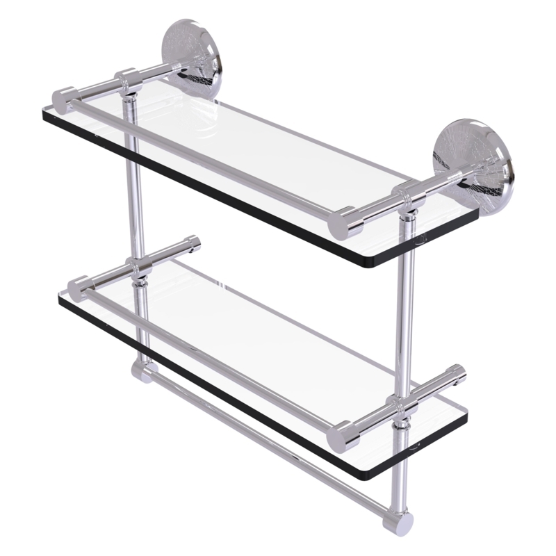Tilney 2 Piece Tiered Shelf with Towel Bar
