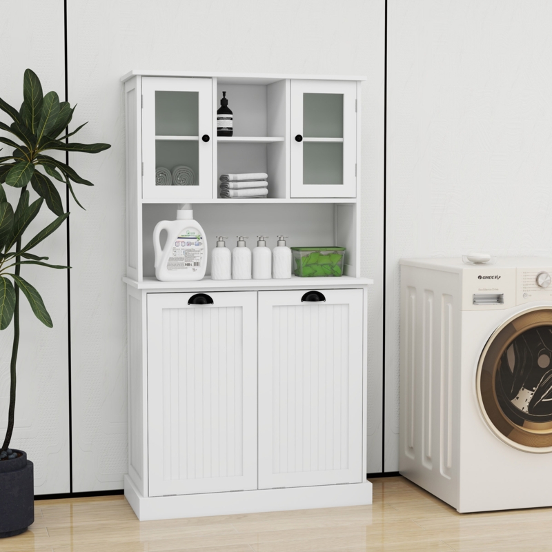 Hamper With Shelves