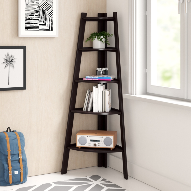 Tisha Corner Bookcase