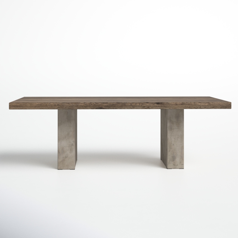 Torian Solid Wood Top Dining Table