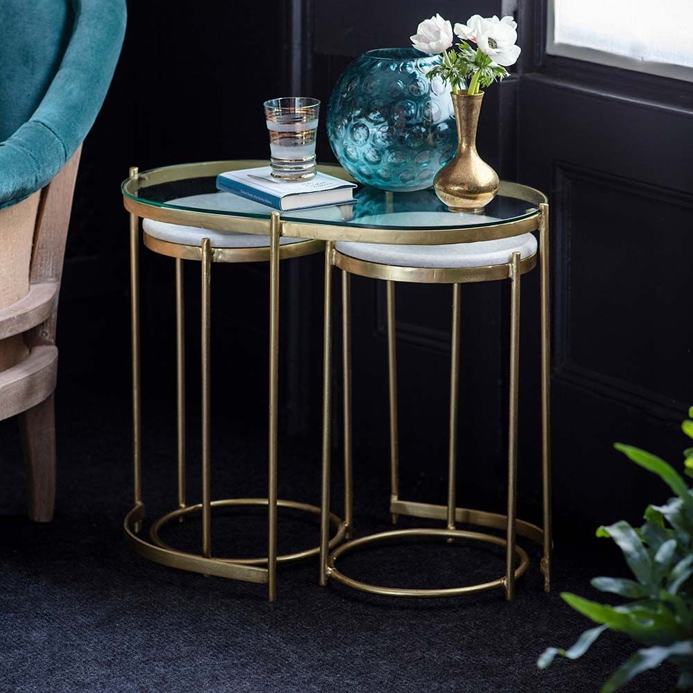 Trinity Nesting Tables By Atkin And Thyme, W63 X H53/20 cm