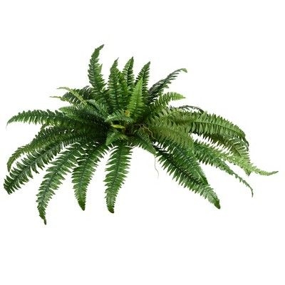 Vickerman 33" Artificial Green Fern Bush
