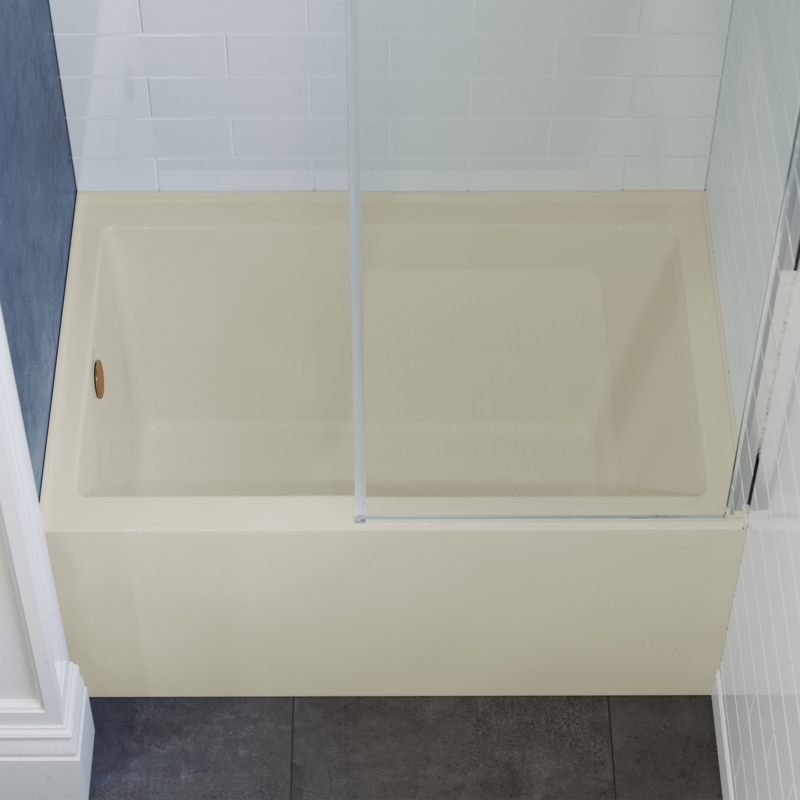 Voltaire 48" x 32" Alcove Soaking Acrylic Bathtub