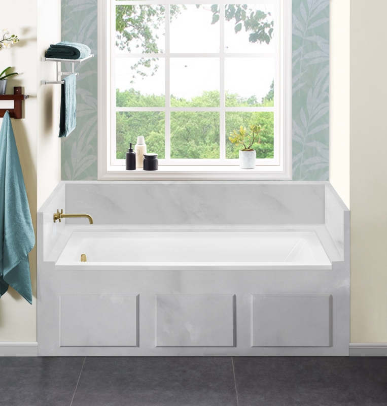 Voltaire 48" x 32" Drop In Soaking Acrylic Bathtub