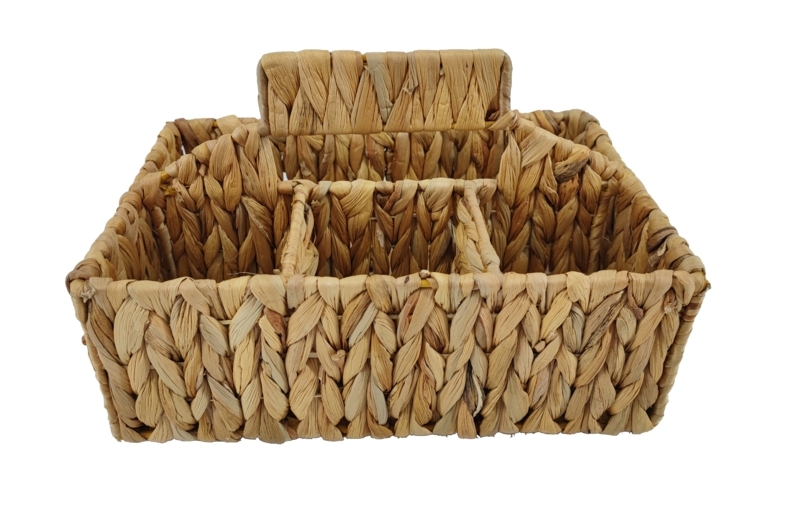 Water Hyacinth Rectangle Utensil Crock