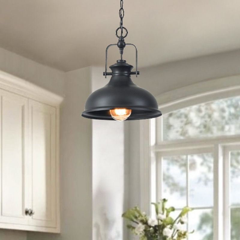 Waynetown 1 - Light Black Single Pendant