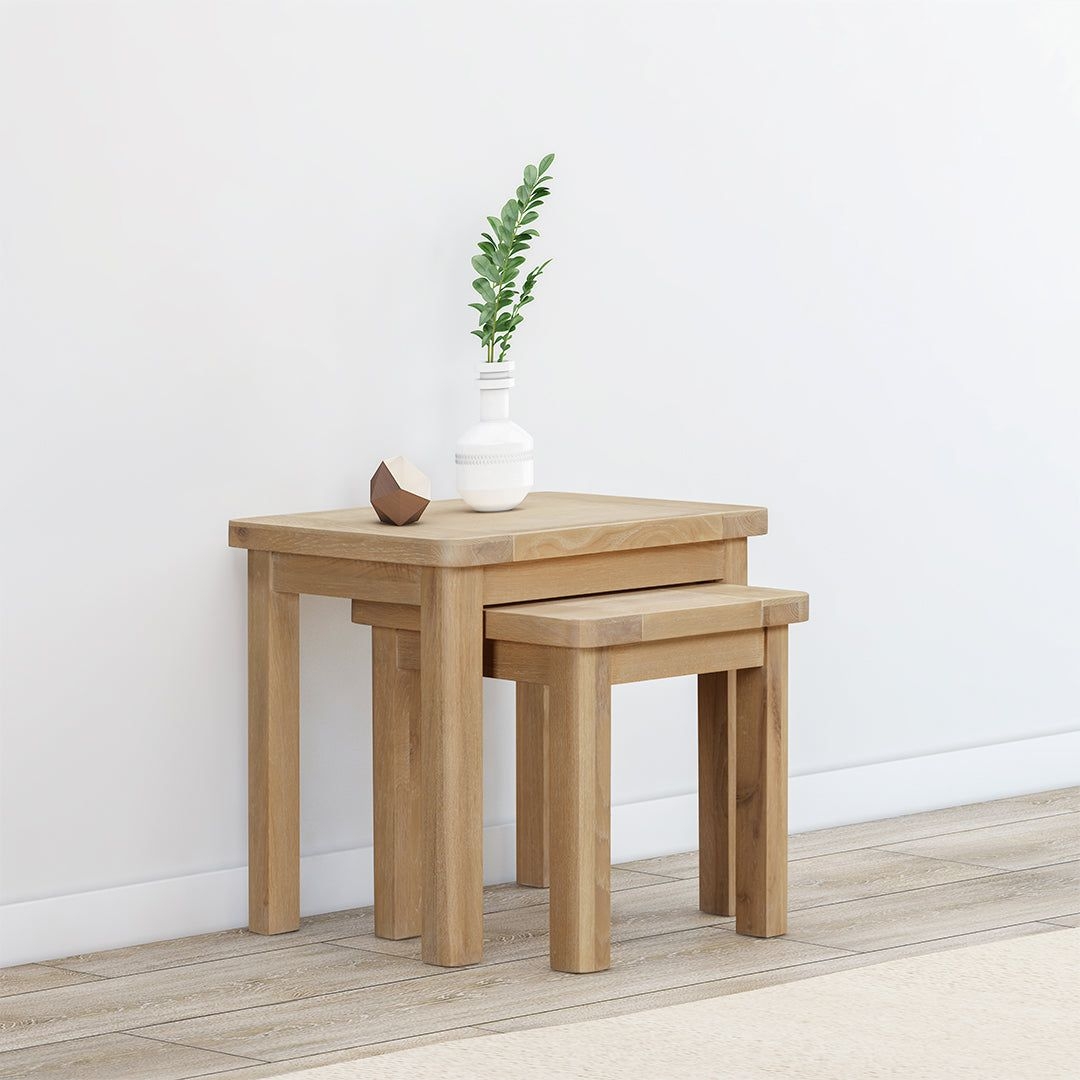 Westbury Oak Nest of Tables