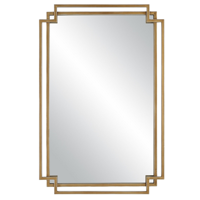 Whipe Metal Wall Mirror