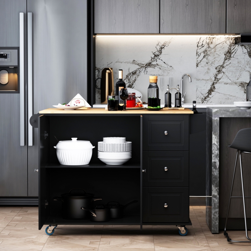 Wood Kitchen Island