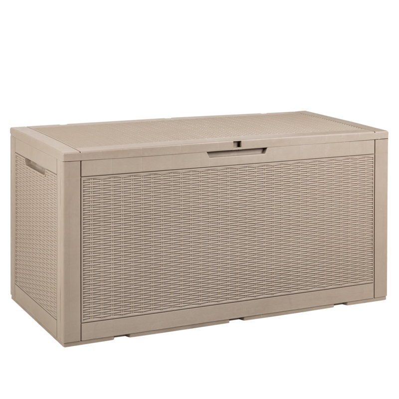 100 Gallon Water Resistant Plastic Deck Storage Container Box