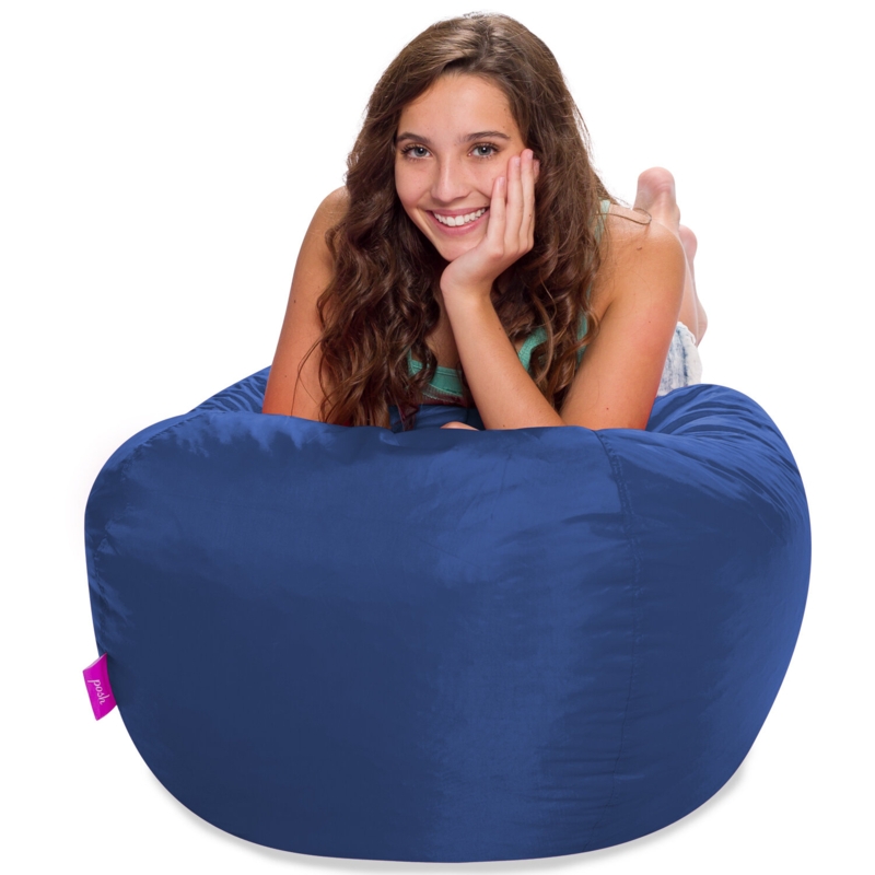 100In Round Classic Bean Bag For Kids, Childrens Bean Bag Chair, Big Chair For Boys And Girls