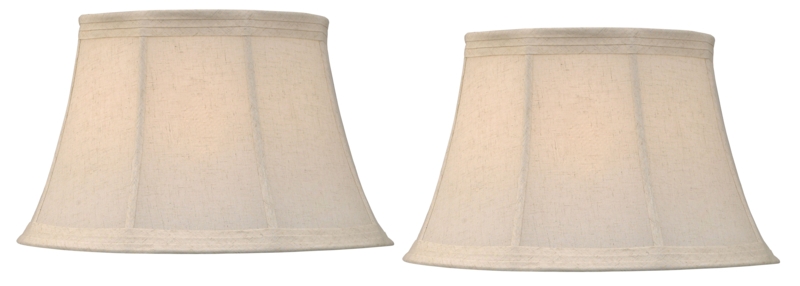 11.75'' H x 19'' W Linen Bell Lamp Shade