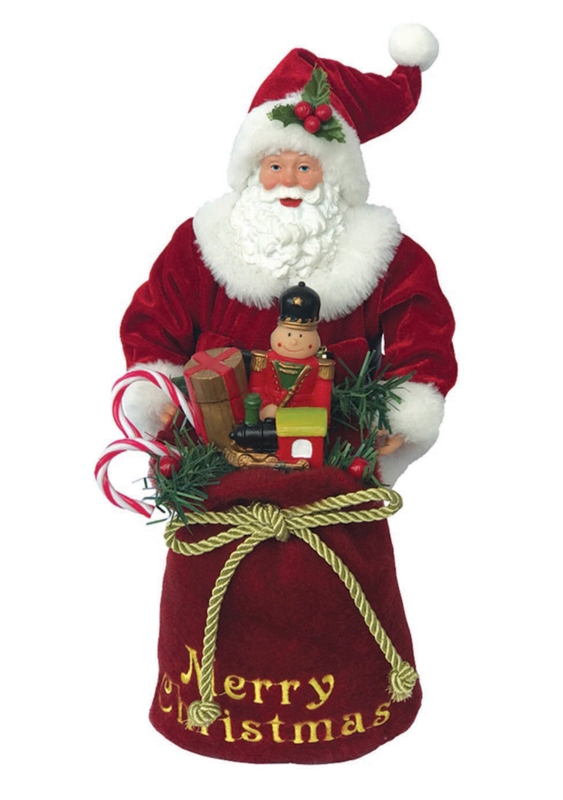 12" Merry Christmas Claus