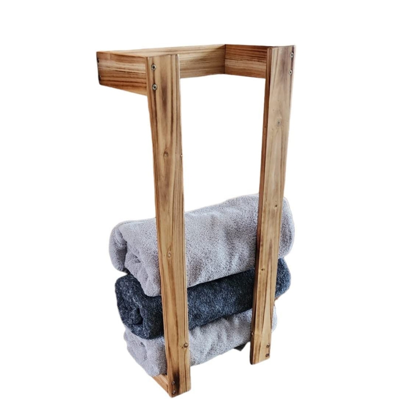 12'' Wood 1 Wall Towel Bar