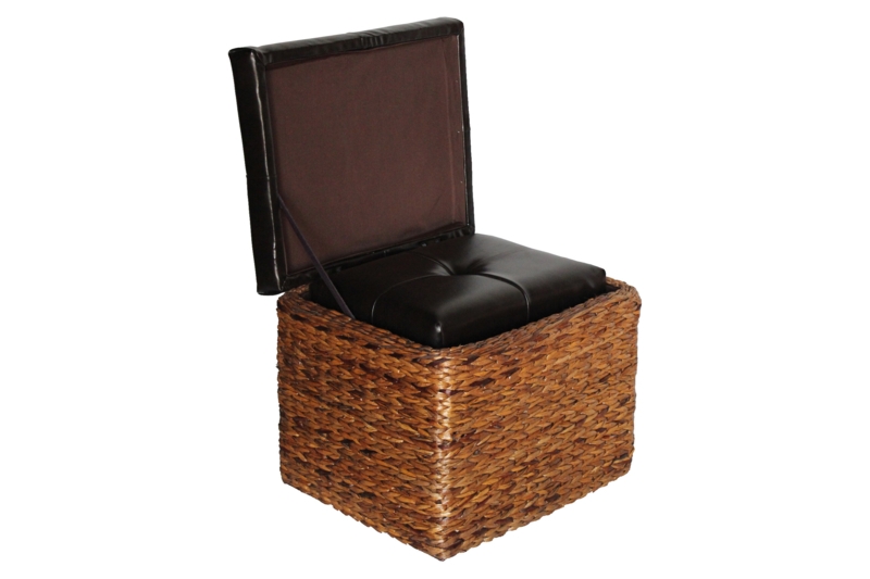 2 Piece Wicker Trunk
