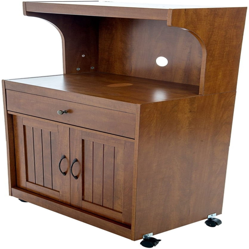 24.02'' Wood Standard Baker's Rack with Microwave Compatibility