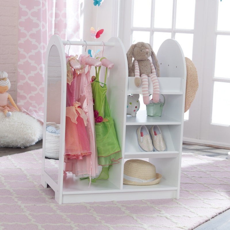 26.75'' Wide Kids Armoire with Mirror