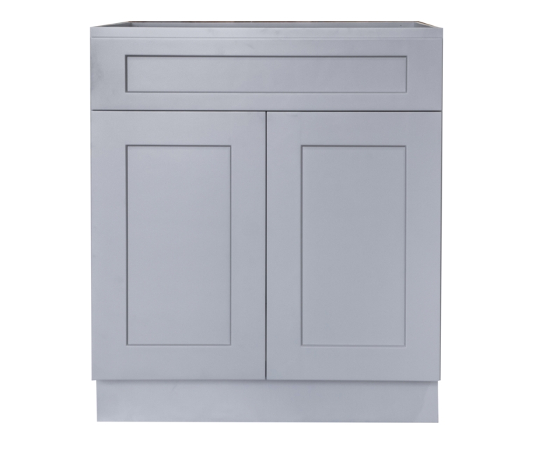 34.5'' H Gray Plywood Standard Base Cabinet Ready-to-Assemble