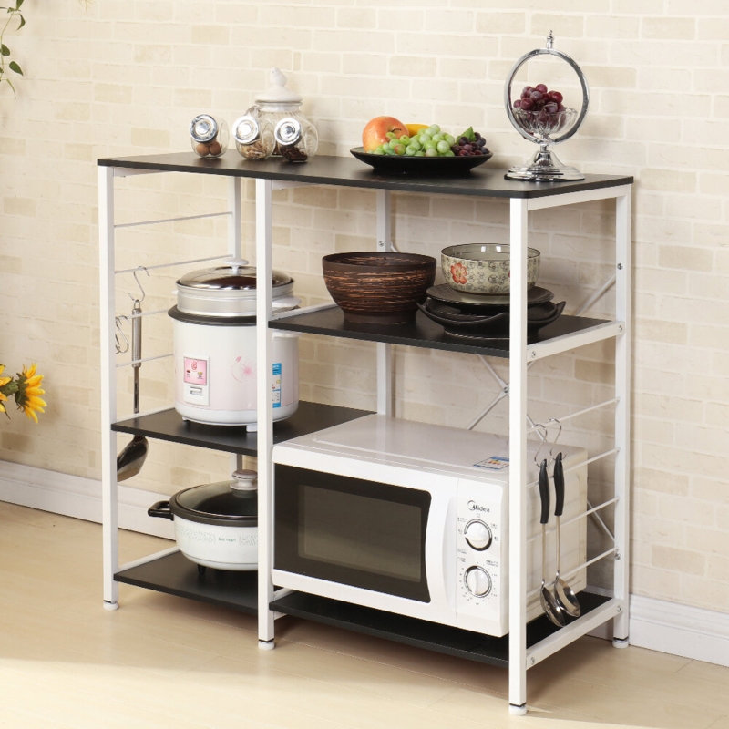35.4'' Iron Standard Baker's Rack with Microwave Compatibility
