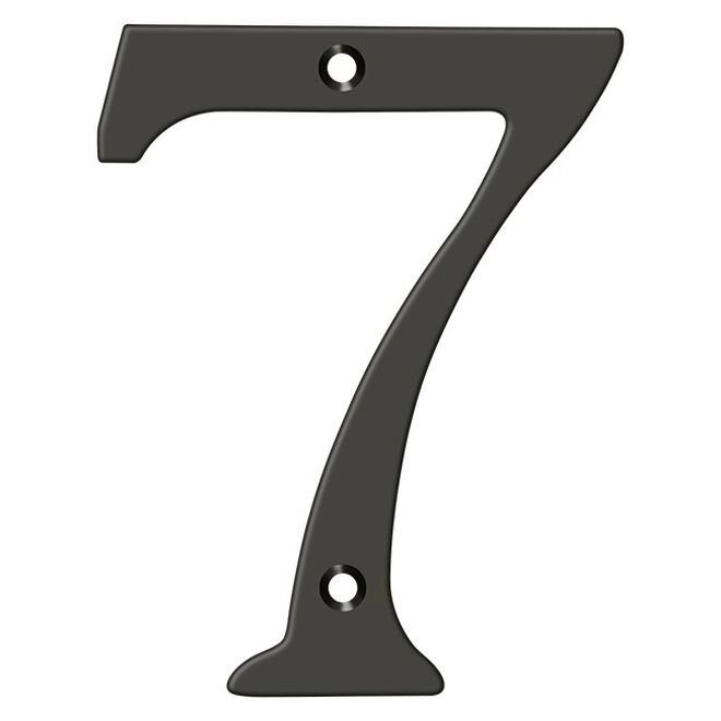 4'' H Brass House Number