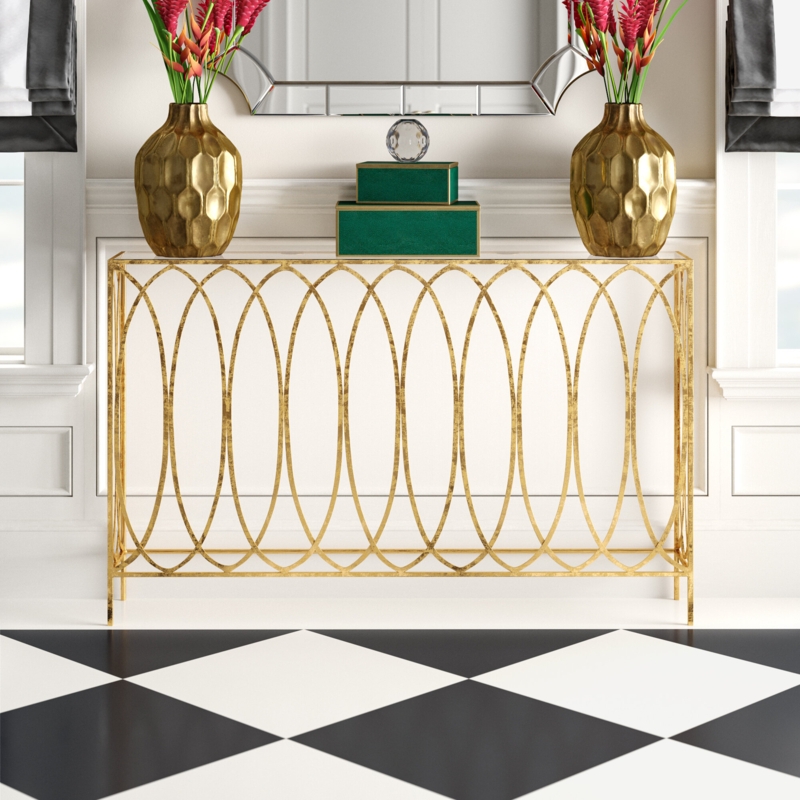 48'' Iron Console Table