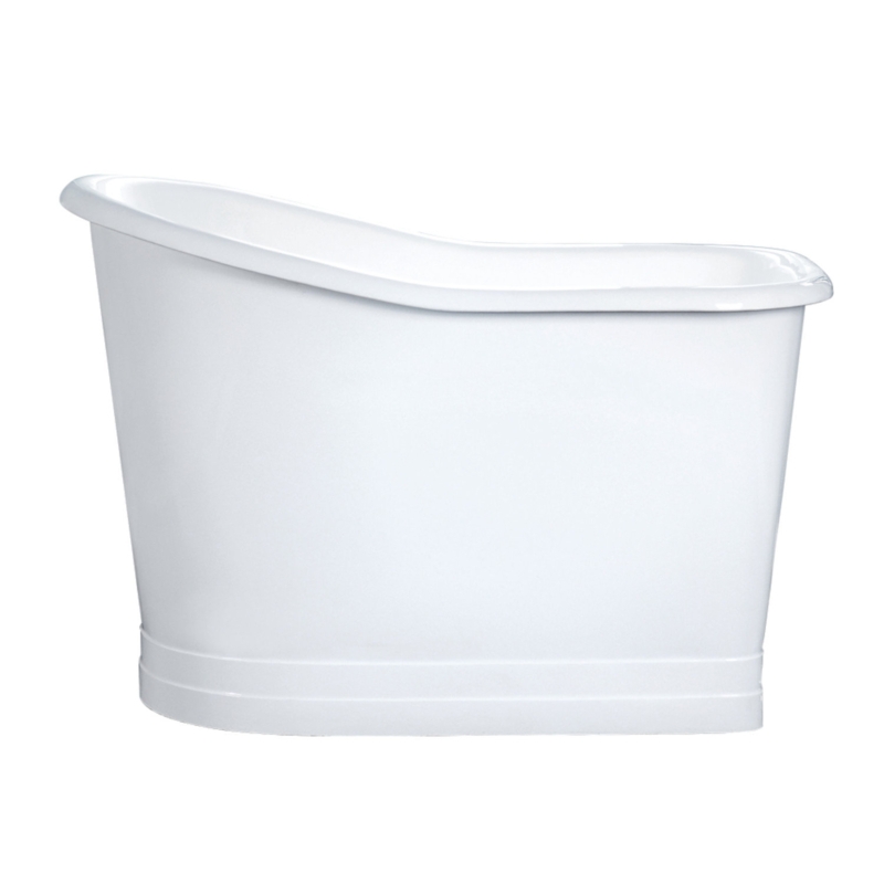 51.19" x 30.31" Freestanding Soaking Cast Iron Bathtub
