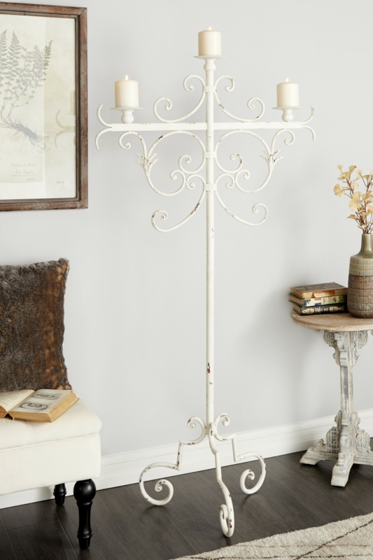 59'' H Metal Floor Candelabra