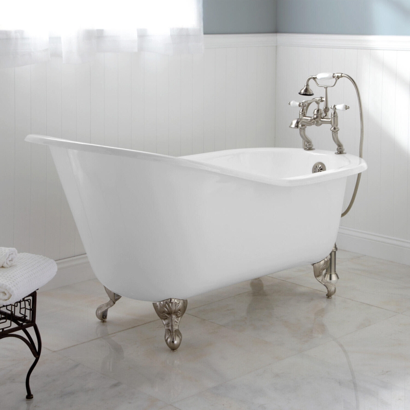 61" Callaway Cast Iron Freestanding Clawfoot Soaking Tub