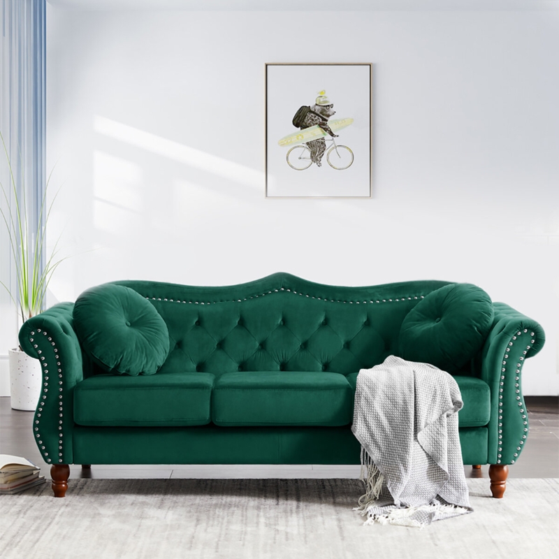80.7'' Velvet Sofa