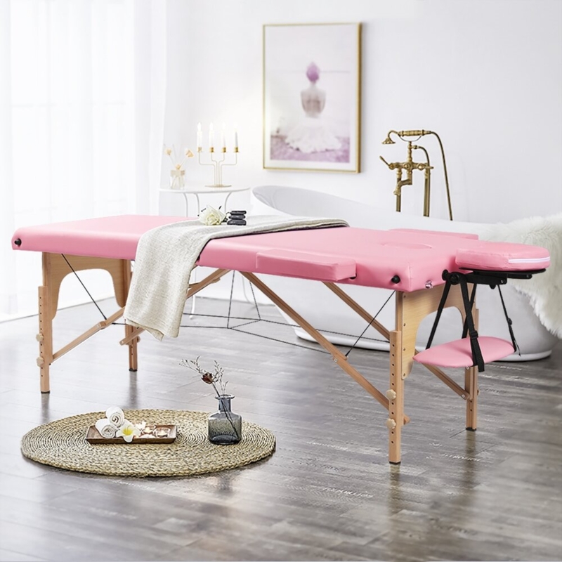 83.9" Rectangular Adjustable Portable Folding Table