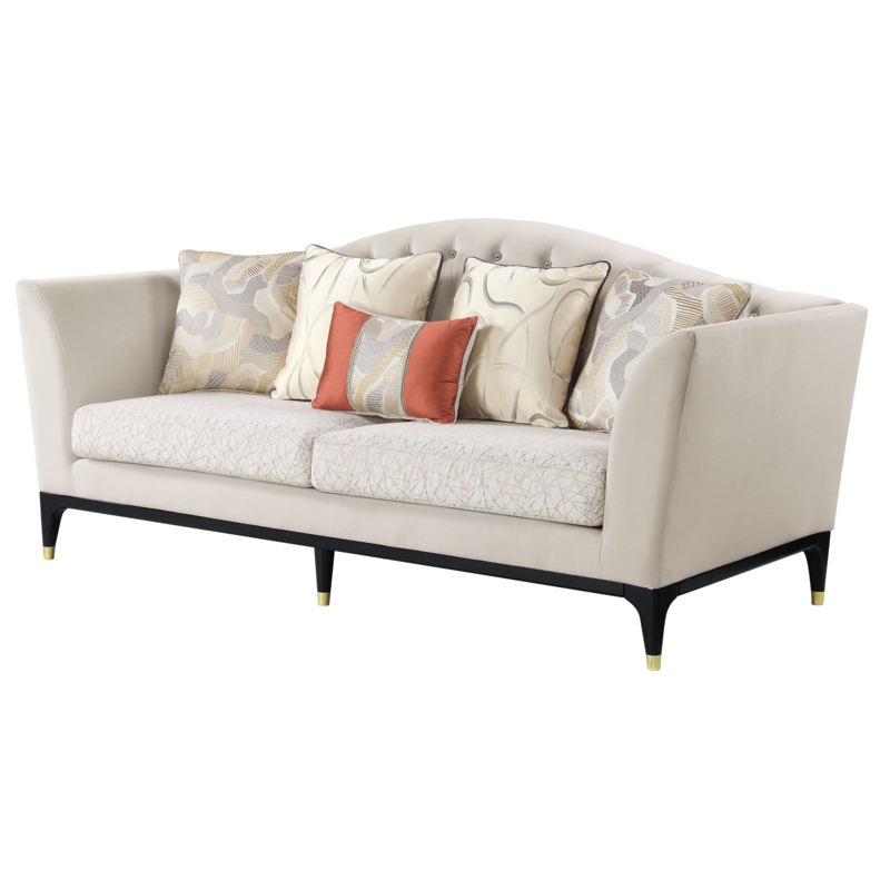 87.6'' Velvet Loveseat