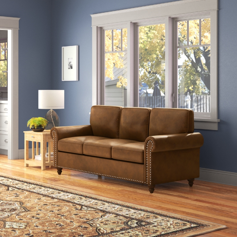 Abduallah 78'' Faux Leather Sofa